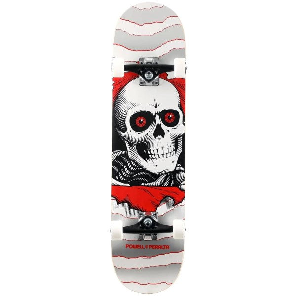 Powell Peralta Ripper Complete Skateboard Silver 8.0