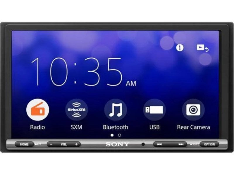 Sony - 6.95 Android Auto and Apple Carplay Bluetooth Digitial Media Receiver - BLACK.