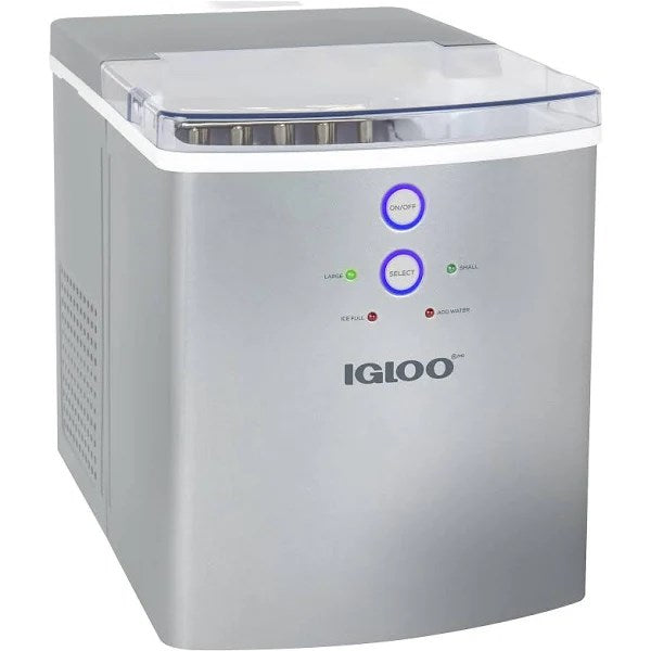 Igloo 33-Lb. Countertop Ice Maker Machine Silver