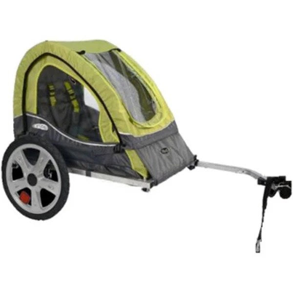 Instep Sync Singleton Bike Trailer - Green & Gray