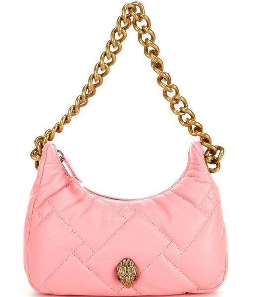 Kurt Geiger London Kensington Soft Quilted Hobo Bag - Pink